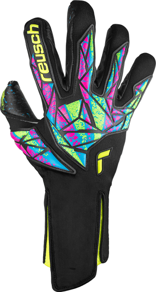 Reusch Attrakt Fusion Strapless 5470979 7052 schwarz gelb front